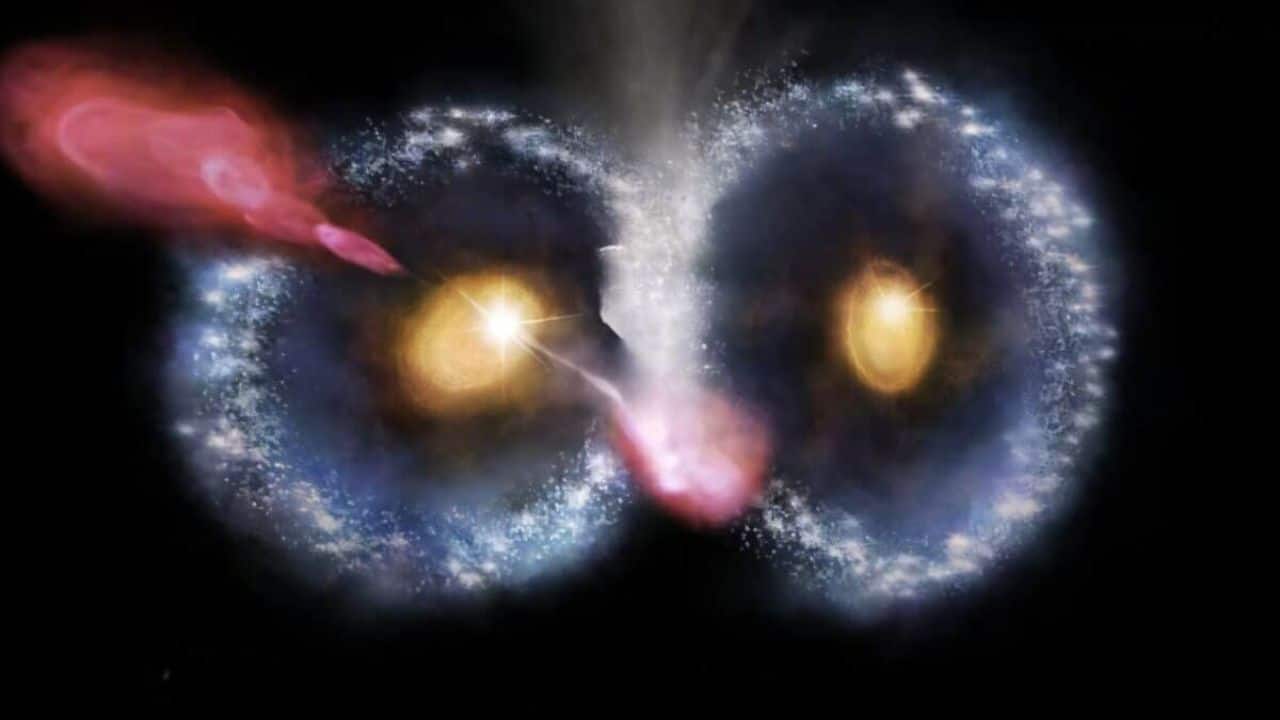 ‘Cosmic owl’ appears in deep space: James Webb spots rare ring galaxy collision