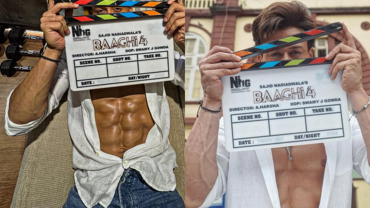 Tiger Shroff wraps shooting for Baaghi 4, writes, "Don’t think I’ve ever bled as much for any film"