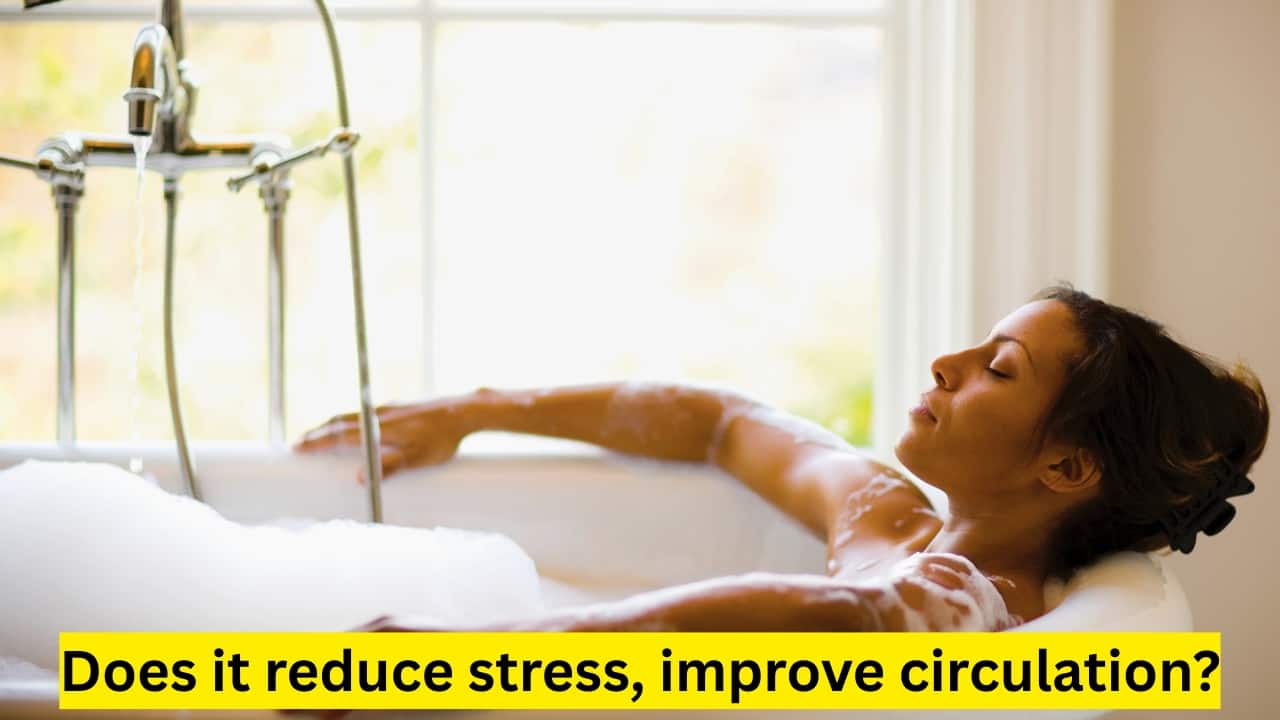 Does it reduce stress, improve circulation? The reason this trend has gone viral is because many say it helps reduce stress, improve circulation, and may also boost focus and support the immune system. However, a recent study suggests not everything about this trend is healthy. According to a study published in Physiology &amp; Behavior, cold-water immersion affects your eating. In the experiment, participants were asked to sit in cold water, warm water, or simply rest in a room with a normal temperature.