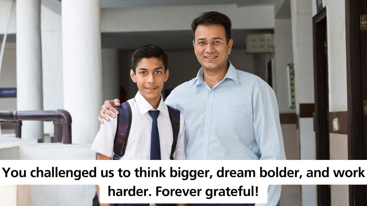 You challenged us to think bigger, dream bolder, and work harder. Forever grateful!