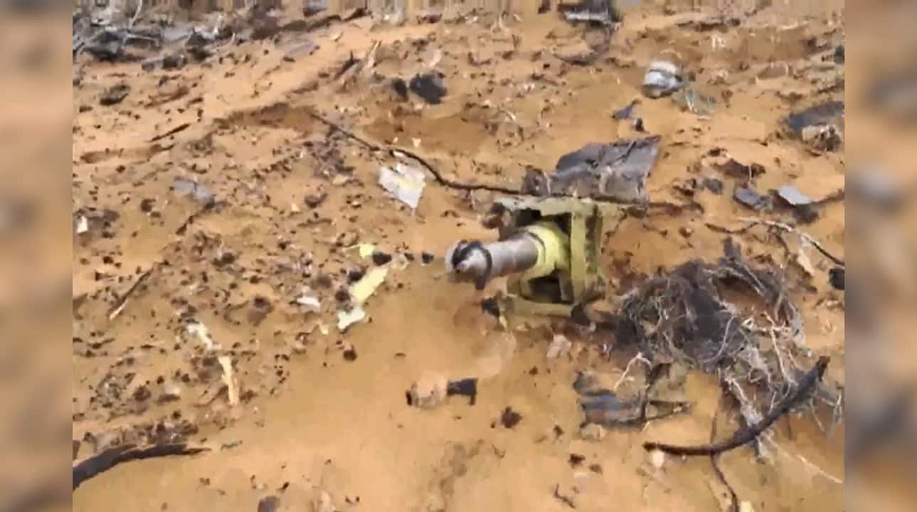 The IAF took to X to announce that both pilots have been killed in the crash. (Image: Screenshot of ANI video)