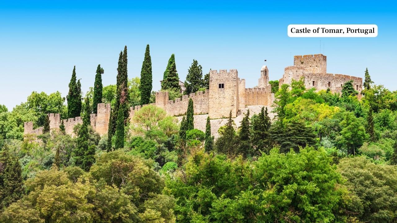 Castle of Tomar, Portugal (Image: Canva)