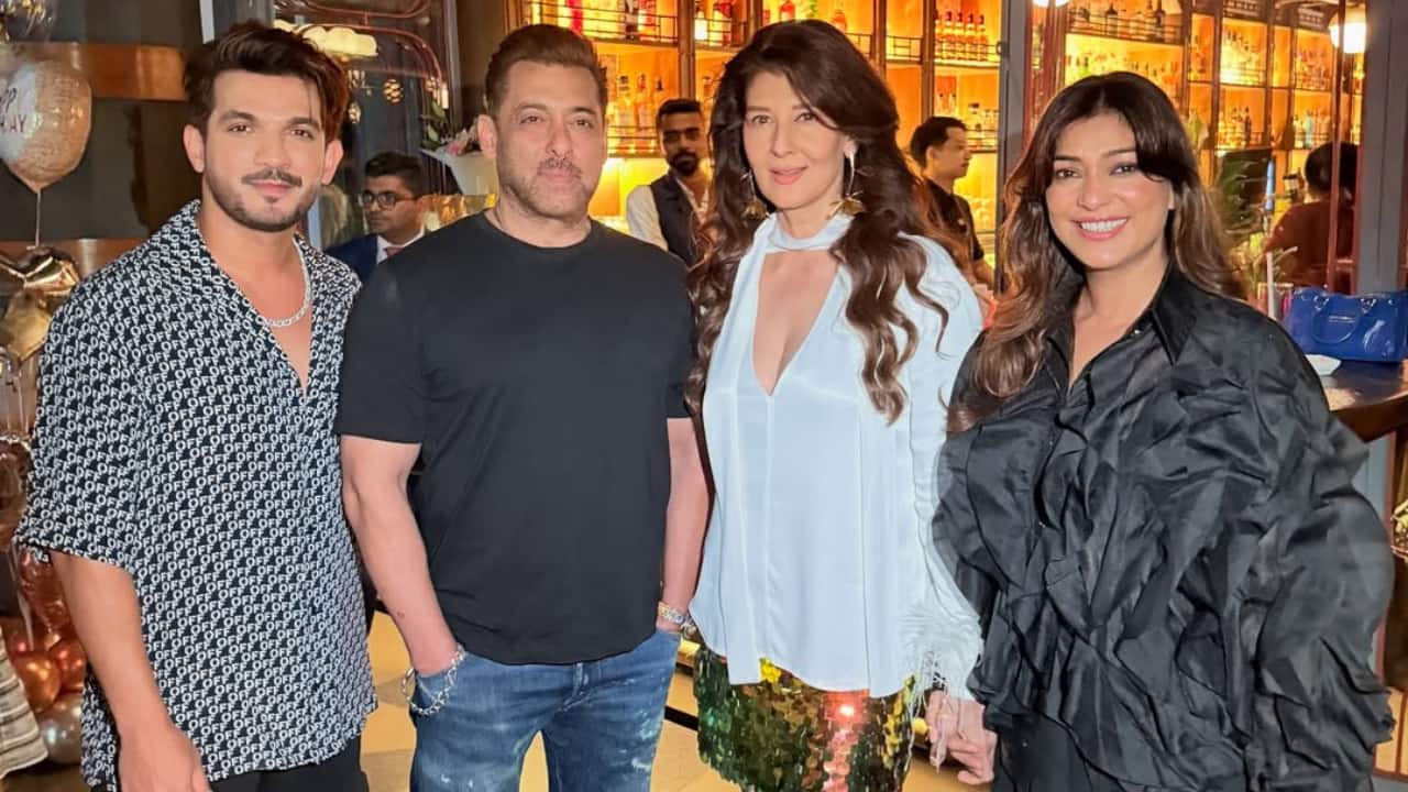 Salman Khan attends ex-Sangeeta Bijlani's 65th birthday bash