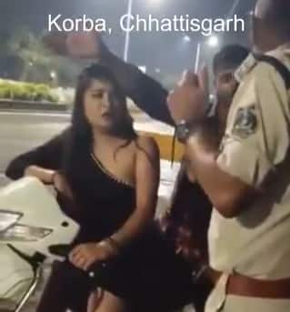 ‘Mere husband ko maar ke…’: Drunk woman abuses Chhattisgarh cops outside nightclub | Watch