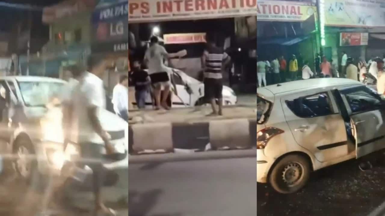 Kanwariyas chase and thrash driver on Delhi-Meerut road after car hits two devotees