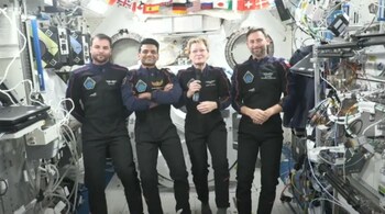 Ax-4 Crew Shares Scientific Milestones from Space (Image: Axiom Space)