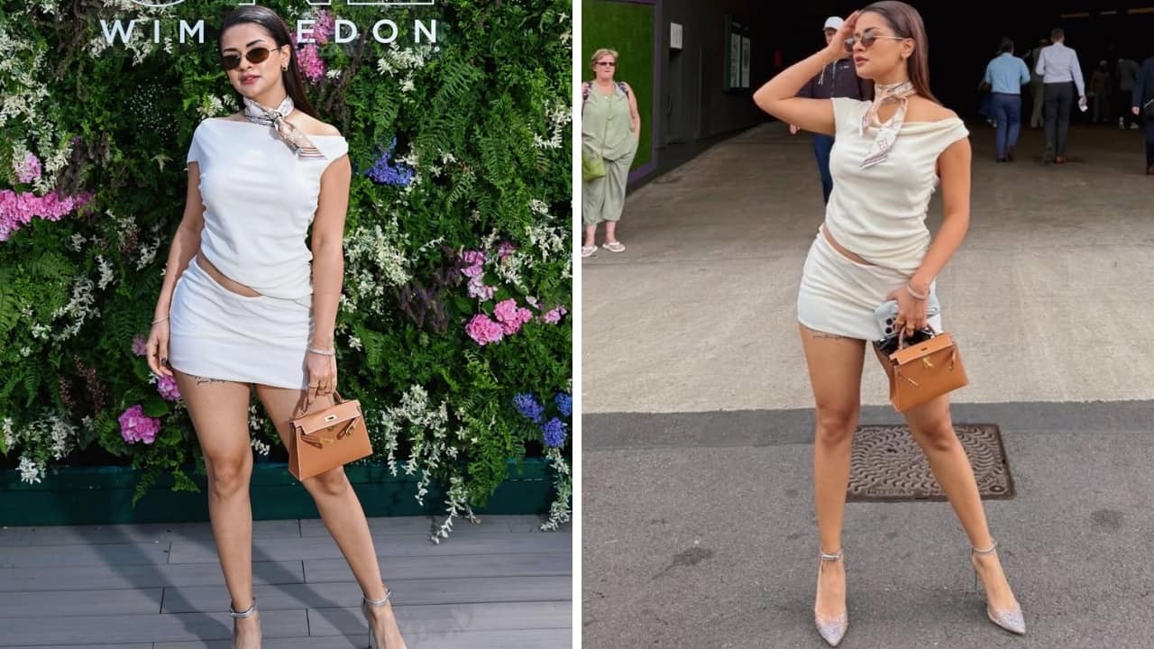 Game, set and match: Avneet Kaur ditches classy for a sultry white look at Wimbledon