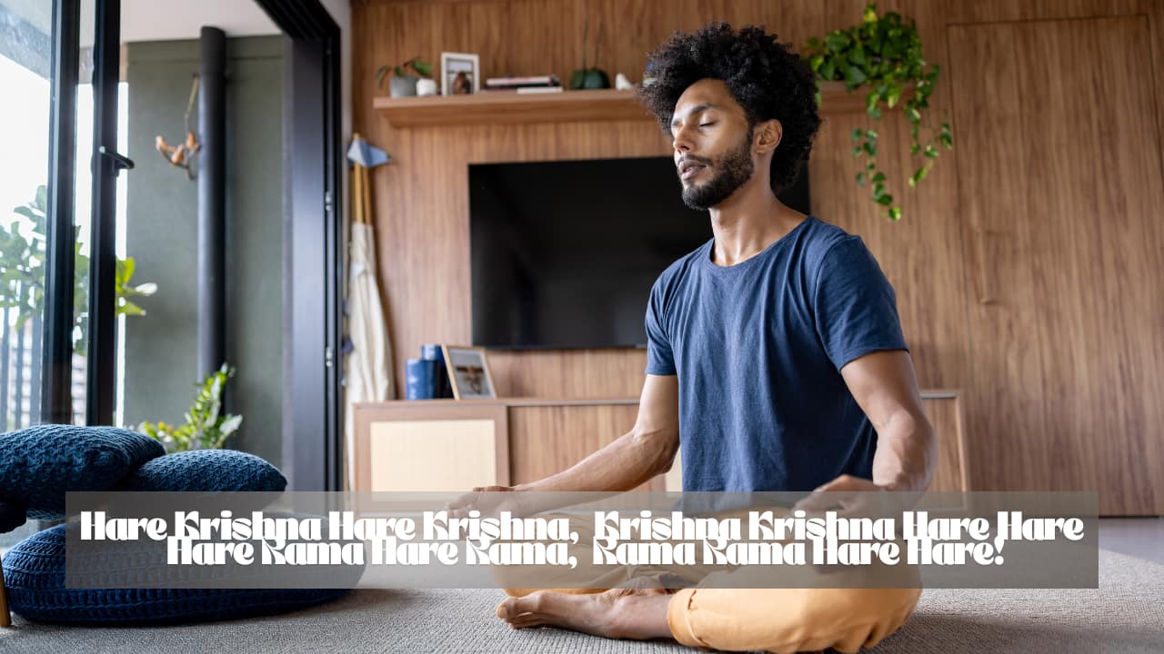 The Maha Mantra brings joy, devotion, and inner purity. Chant to connect deeply with Lord Krishna. (image: canva)