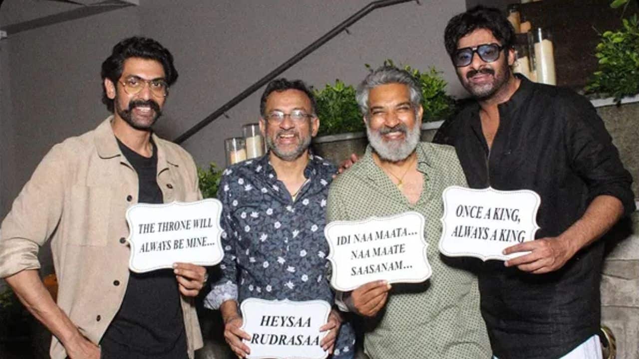 SS Rajamouli, Prabhas, Rana Daggubati and others celebrate Baahubali's 10th anniversary with a special reunion: See pics