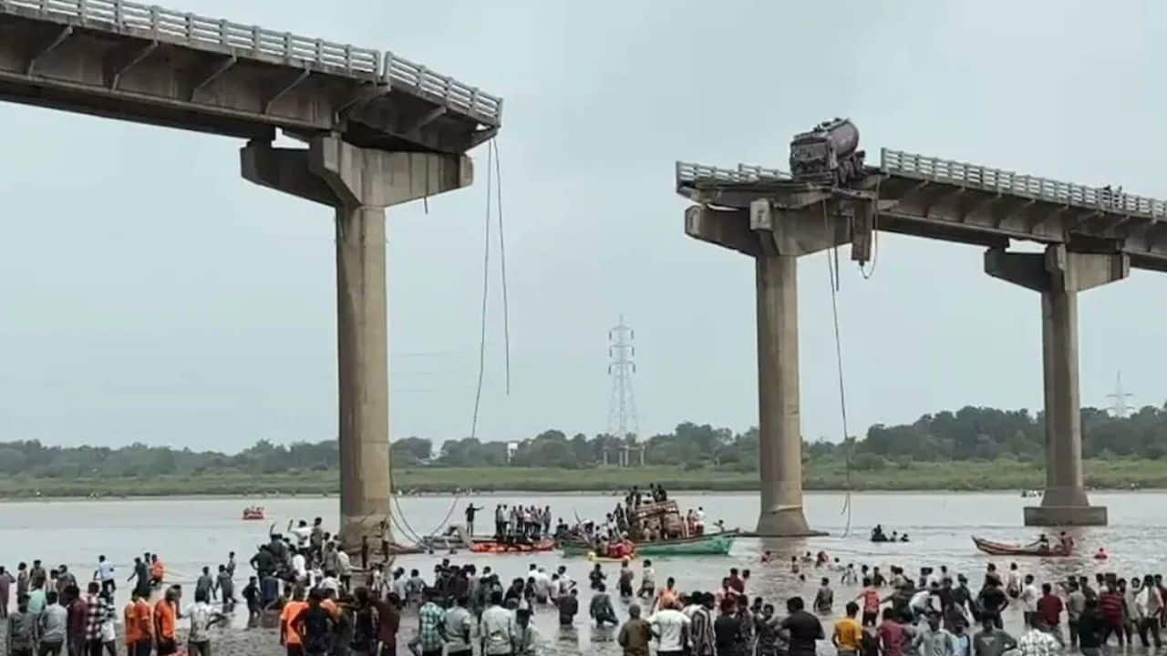Vadodara bridge collapse: Preliminary report cites ‘crushing of pedestal and articulation’ as death toll climbs 19
