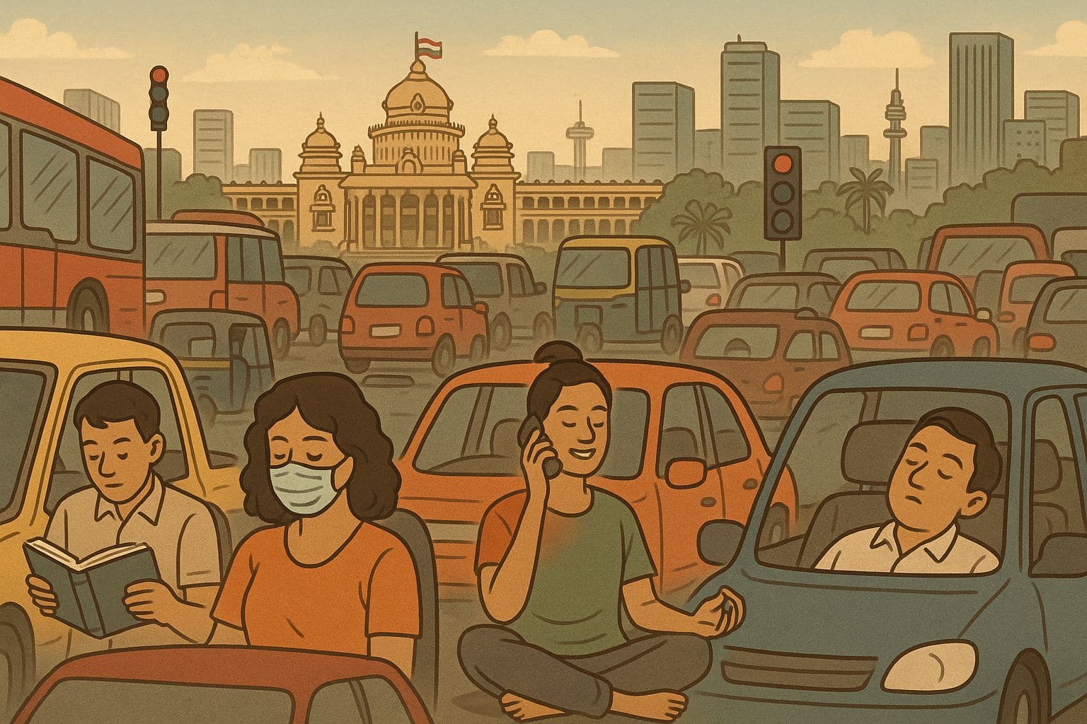 Founder shares ‘traffic cheat sheet’ for surviving 80-minute commute in Bengaluru: 'No wasted time'