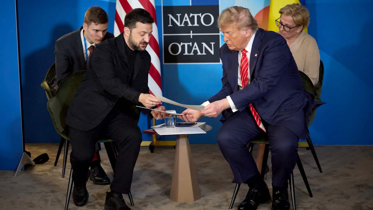 Trump says US will send Patriot air defence systems to Ukraine via NATO as Russian attacks intensify