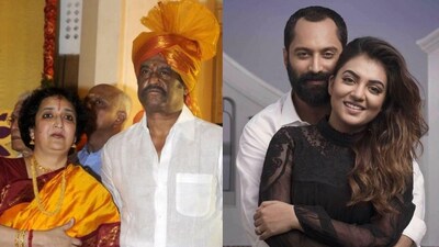 Rajinikanth and Latha to Fahadh Faasil and Nazirya: South Indian celeb couples with huge age gap