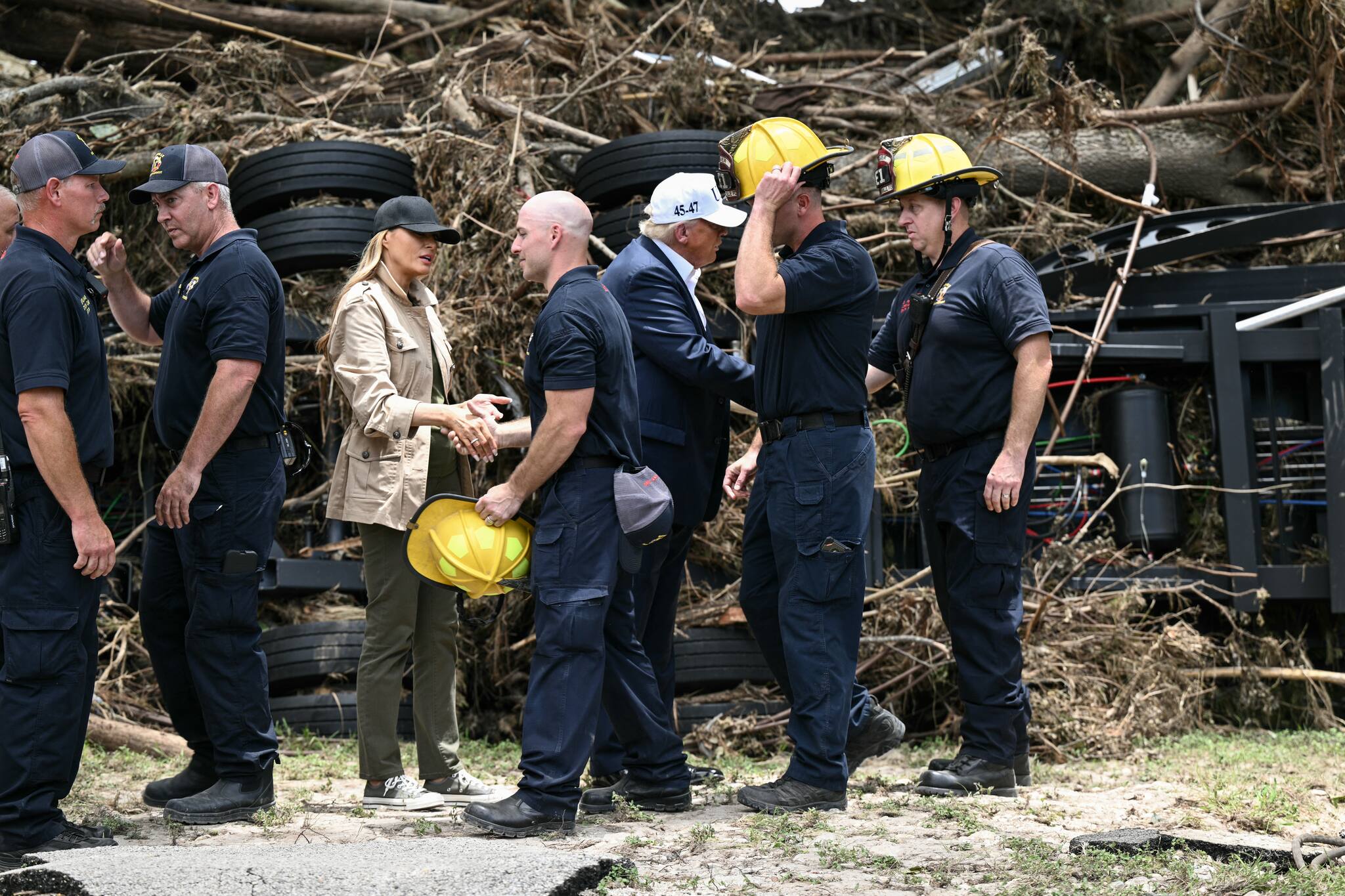 During his visit, President Trump described the state and federal response to Texas floods as “incredible.” (Image: X) 