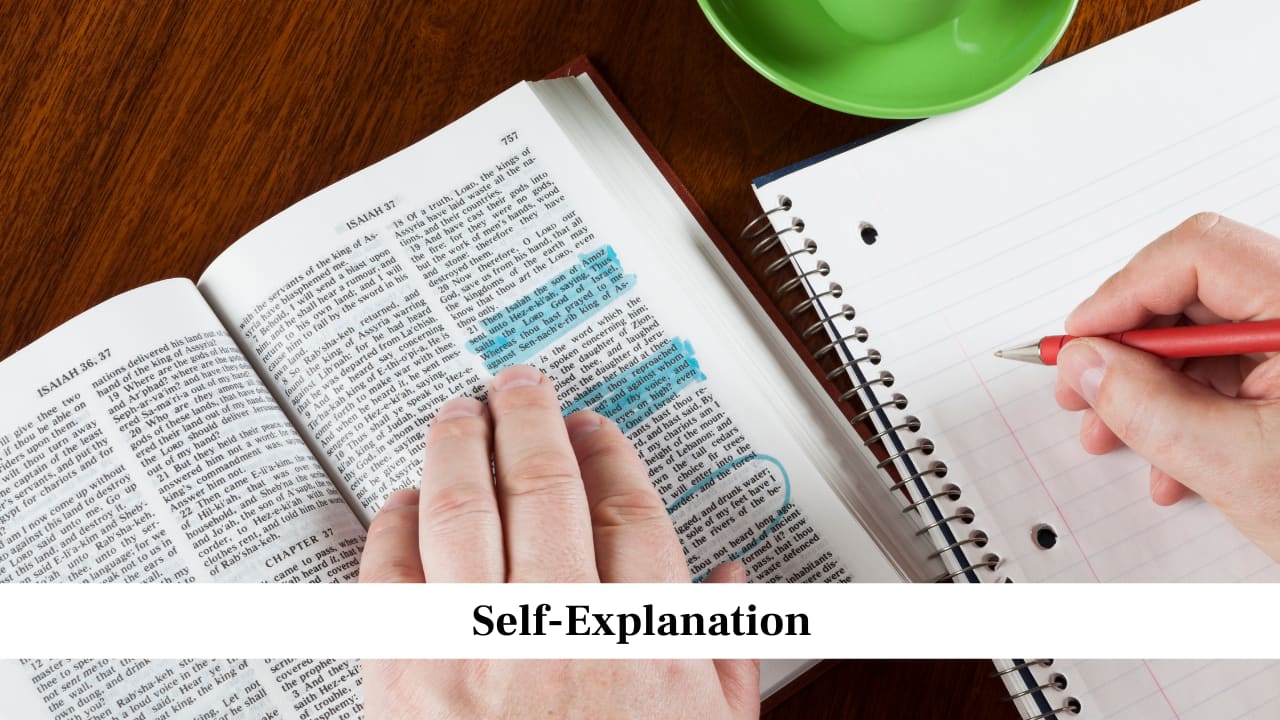 Self-Explanation Self-Explanation