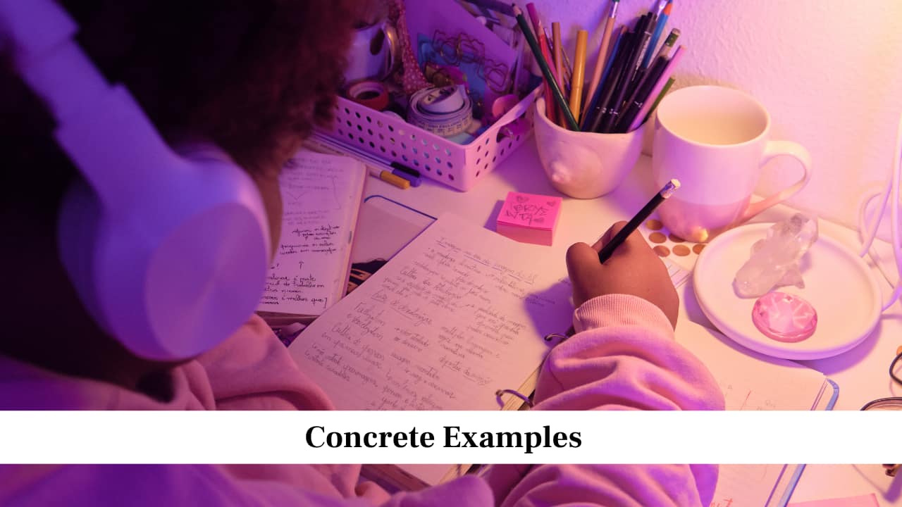 Concrete Examples Concrete Examples