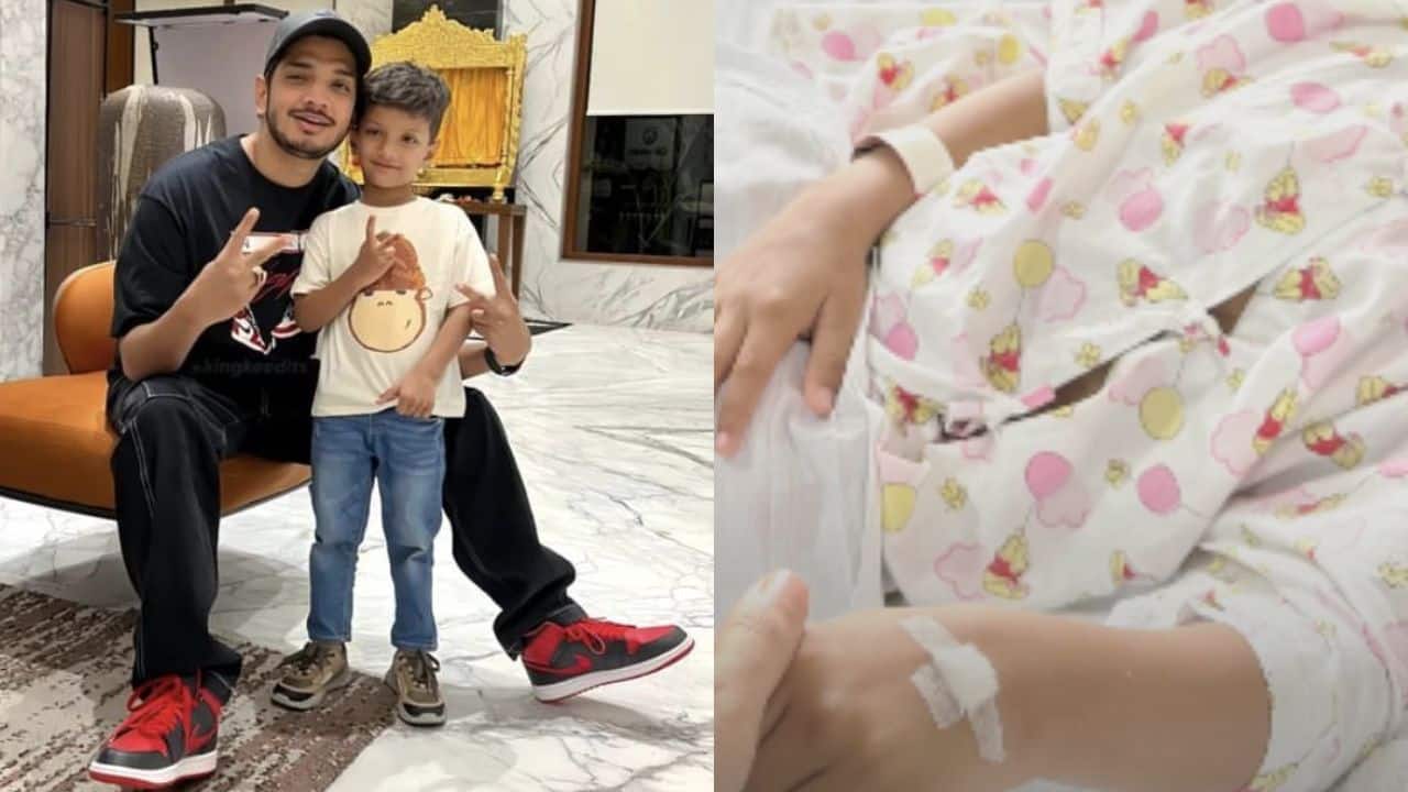 Munawar Faruqui son gets hospitalized due to viral infection, wife Mehzabeen shares latest update: "Get well soon, my baby boy"