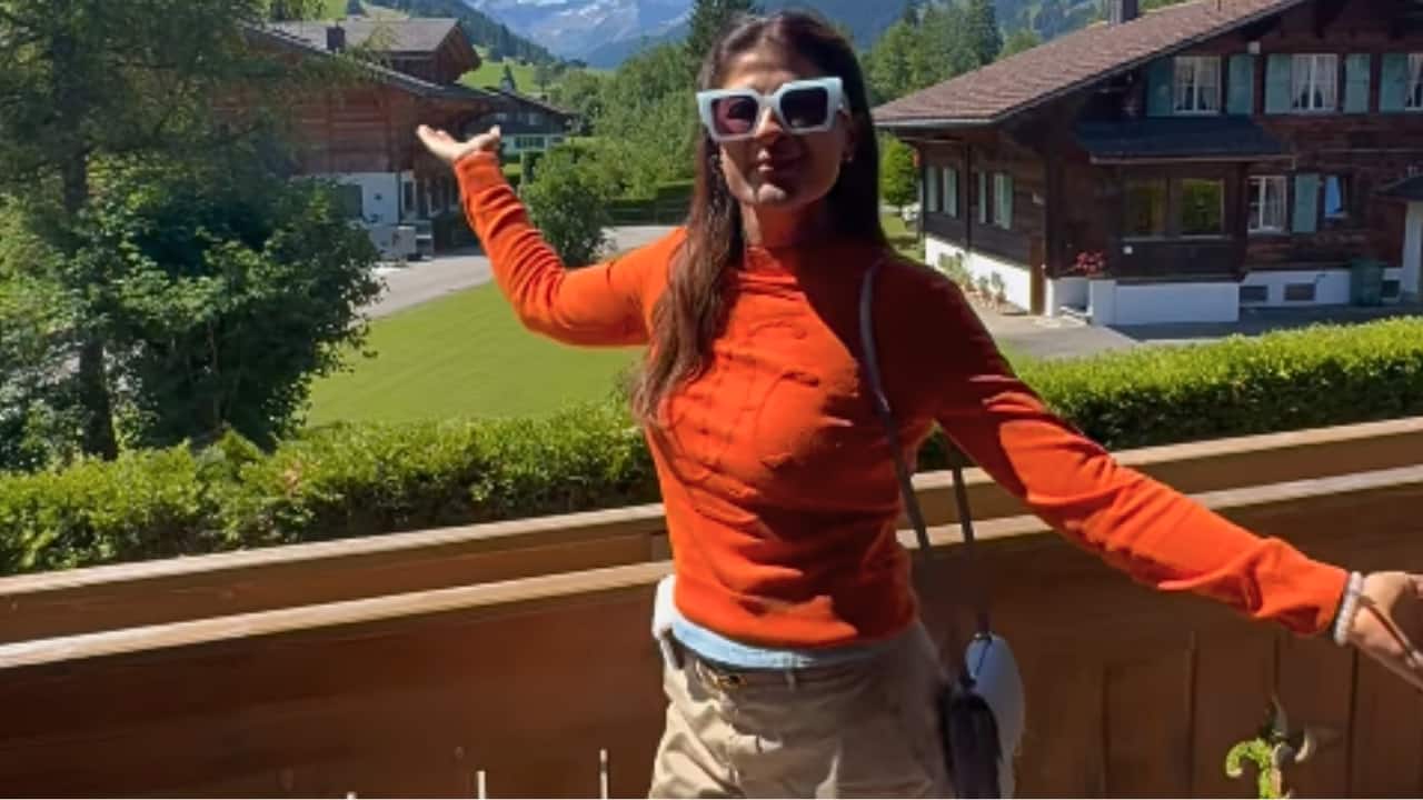 Scenic view Tahira and Ayushmann pose together by a large pile of stacked logs. Their casual smiles and relaxed posture show how much they’re enjoying this quiet escape. She penned ‘Just Us’ in the caption.