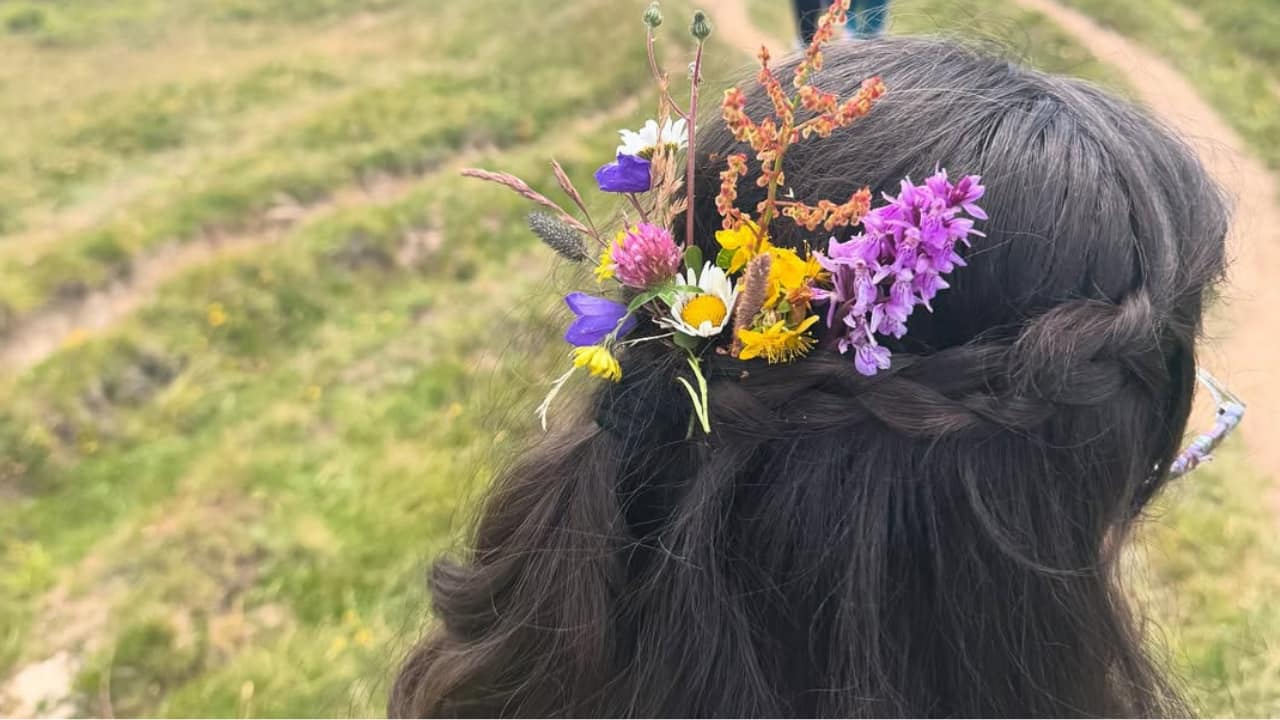 Flowers in her hair Tahira and Ayushmann’s daughter Varushka Khurrana walks ahead on a trail with wildflowers tucked into her hair, adding a magical touch to the scene. Surrounded by green hills and tall trees, she looks like she stepped out of a fairytale.
