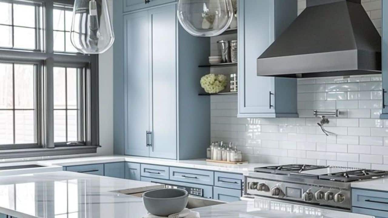 Quartz slabs look great and work best for Indian cooking (Image: Pinterest)