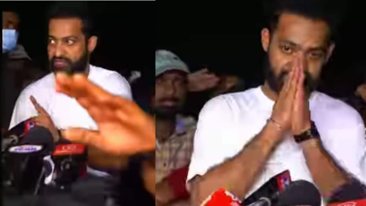 Jr NTR gets angry at fans at Kota Srinivasa Rao’s funeral; asserts, ‘Say Jai Kota Srinivasa Rao, not Jai NTR’