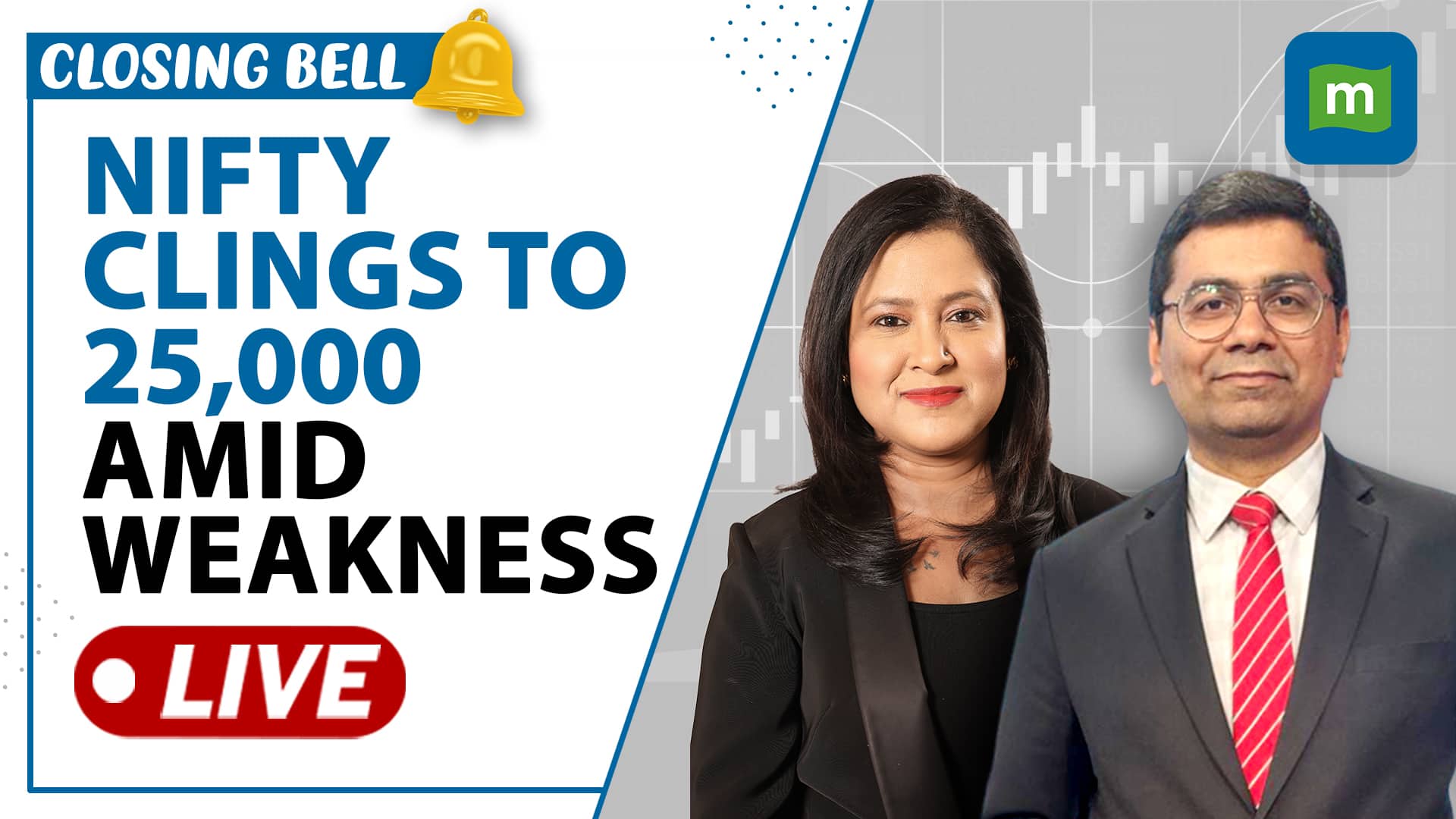 Nifty Clutches On To 25,000 Amid Tariff, Earnings Blues| Ola Electric In Top Gear| Closing Bell Live