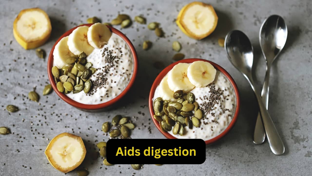 Aids digestion Packed with fibre (especially if eaten unshelled), these seeds help with bowel regularity and gut motility. Pumpkin fibre and polysaccharides also promote healthy gut flora, supporting digestive balance naturally.