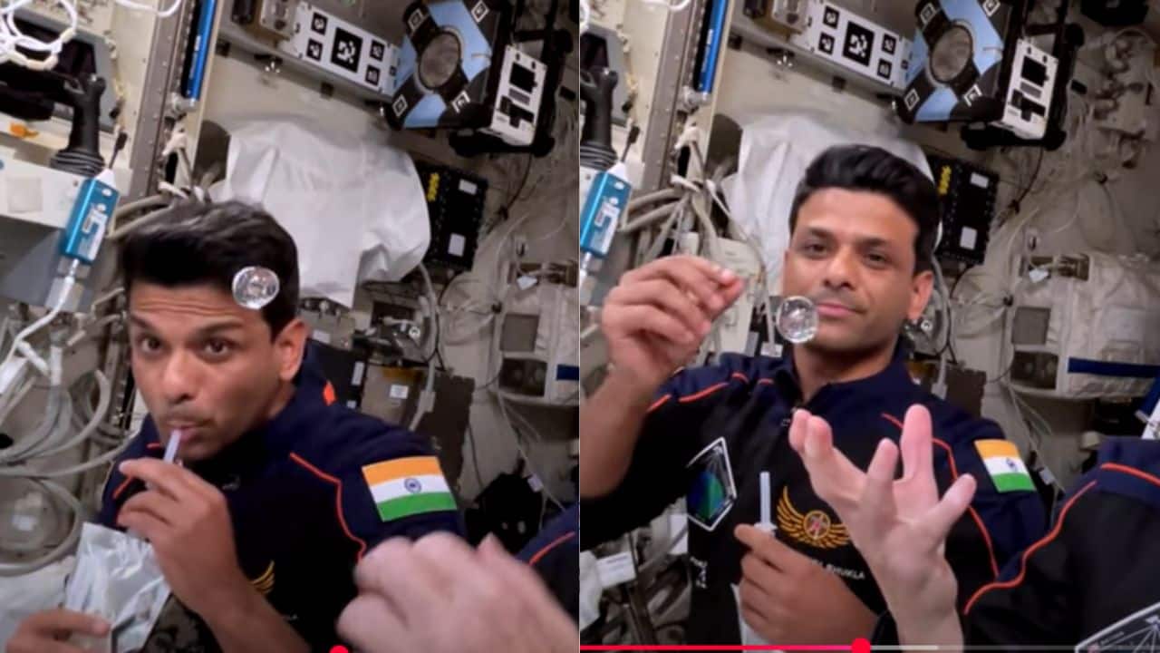 ‘I am a water bender’: Astronaut Shubhanshu Shukla’s zero-gravity water tricks stun internet — Watch video here
