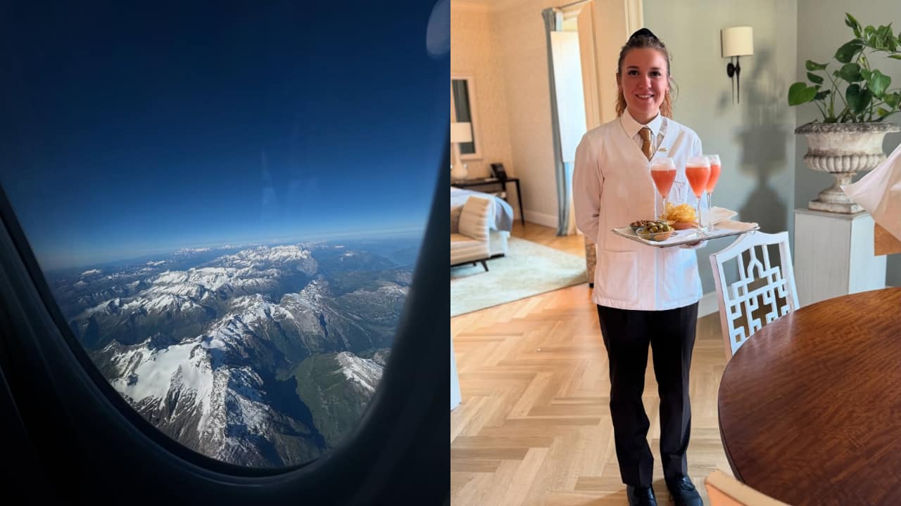 Italian hospitality, served fresh - A local staff member brings out the best of Florence—cocktails and chips, with a side of warm smiles.