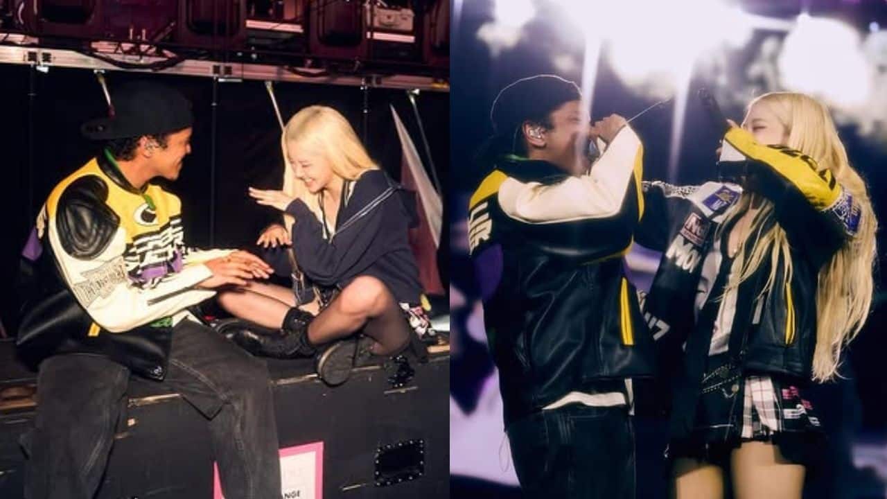 Blackpink's Rosé performs APT live with Bruno Mars at the Los Angeles show leaving fans in a frenzy: Watch