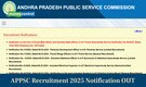 APPSC Recruitment 2025: Notification Out for 691 vacancies at psc.ap.gov.in, check details here