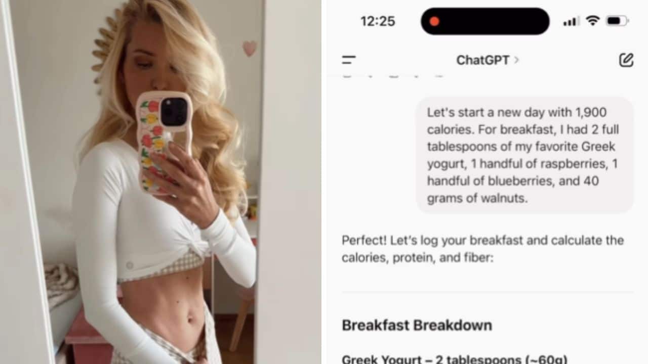 Lost 7kgs using ChatGPT: Swiss influencer reveals how she used AI for weight loss| Watch