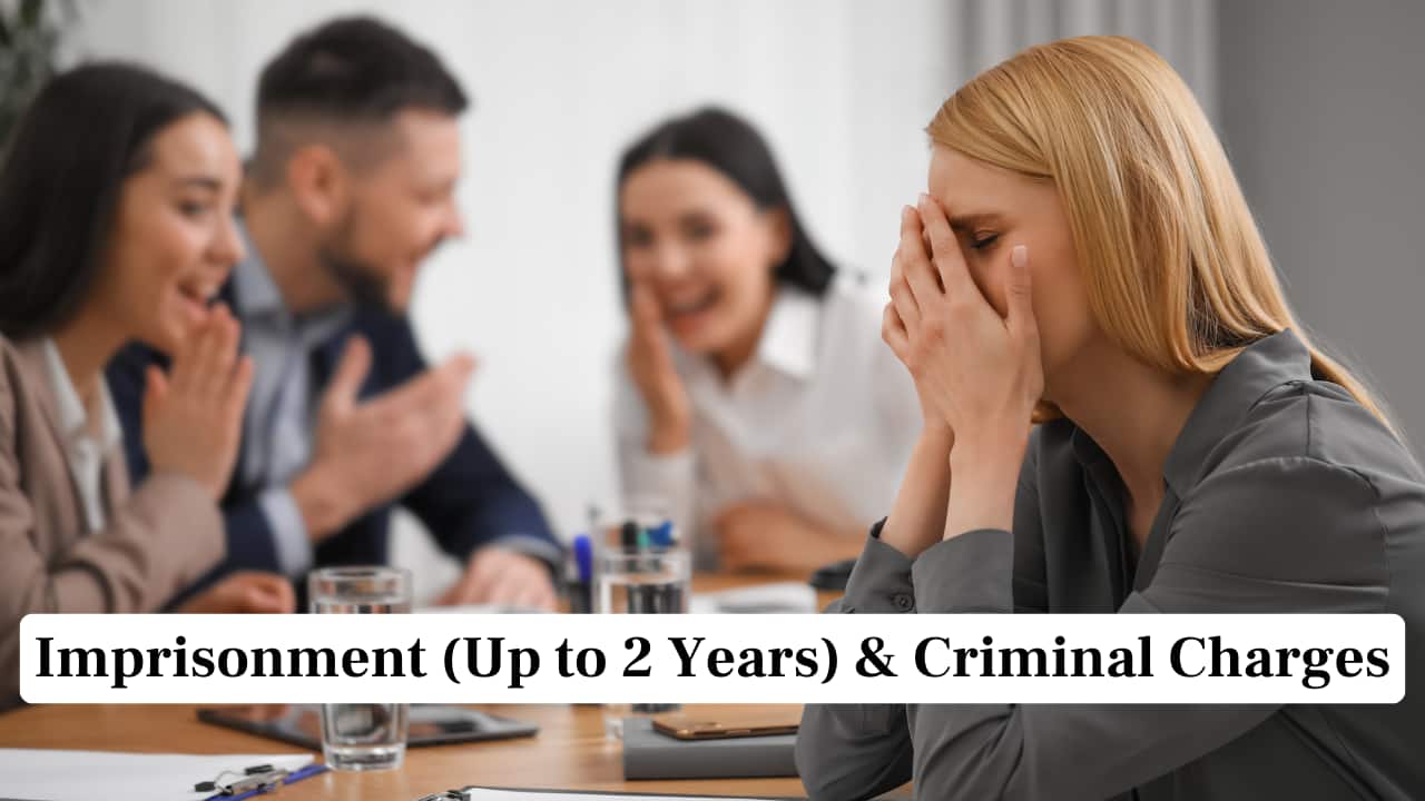Imprisonment (Up to 2 Years) & Criminal Charges Imprisonment (Up to 2 Years) & Criminal Charges