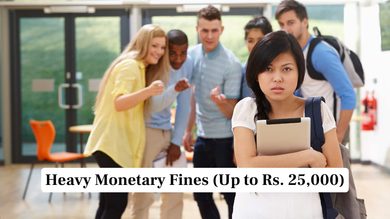 Heavy Monetary Fines (Up to Rs. 25,000) Heavy Monetary Fines (Up to Rs. 25,000)