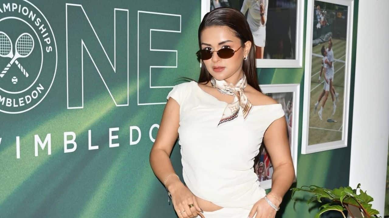 In another snapshot, she posed confidently outside the ivy-covered North East Hall entrance, exuding grace and glamour.