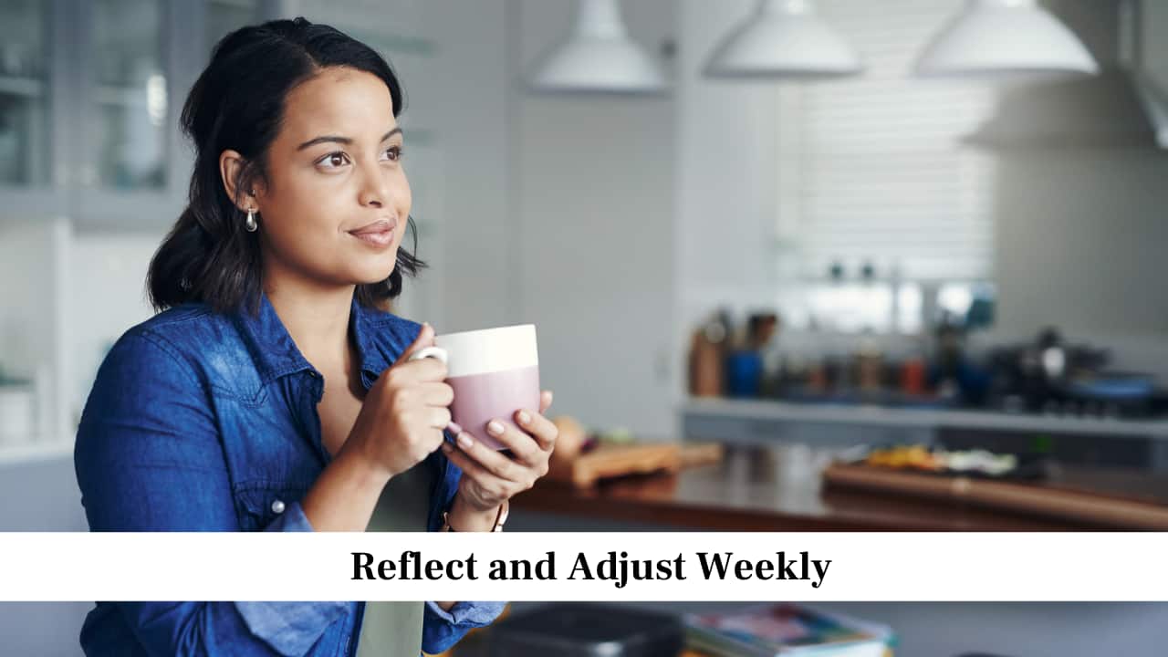 Reflect and Adjust Weekly Reflect and Adjust Weekly