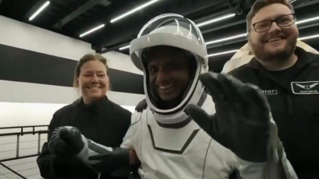 Shubhanshu Shukla Returns to Earth: Group Captain Shubhanshu Shukla safely returns from the ISS after nearly 20 days in space, stepping out of Dragon capsule with calm pride. (Image: Axiom Space)