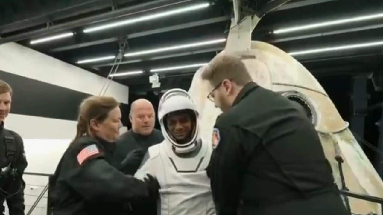 Pilot in Action: During the Ax-4 mission, Shukla conducted scientific research, educational outreach, and piloted the Dragon spacecraft on its return from the ISS. (Image: Axiom Space)