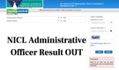 NICL Administrative Officer Result Out at nationalinsurance.nic.co.in; direct link to download here