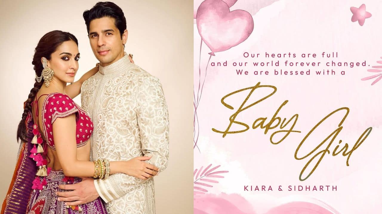 Sidharth Malhotra and Kiara Advani confirm the birth of their daughter with an adorable post: "Our world forever changed"