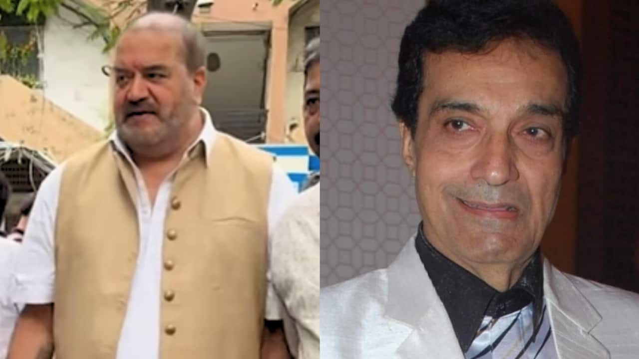 Surendra Pal, Deepak Parashar, Raza Murad arrive at Dheeraj Kumar's residence for antim darshan