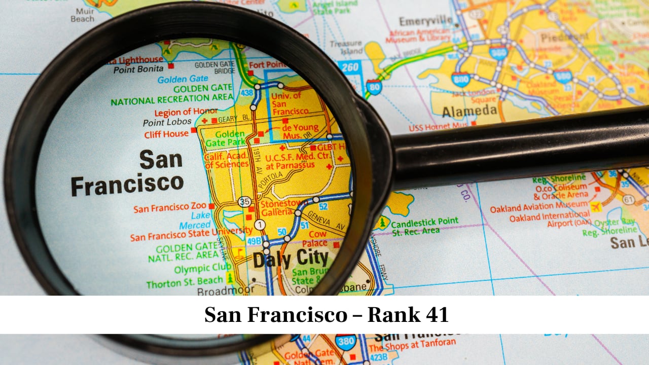 San Francisco – Rank 41 San Francisco – Rank 41