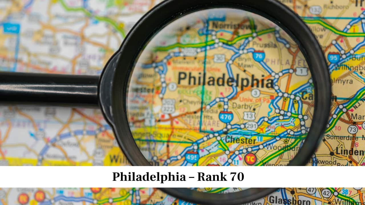 Philadelphia – Rank 70 Philadelphia – Rank 70