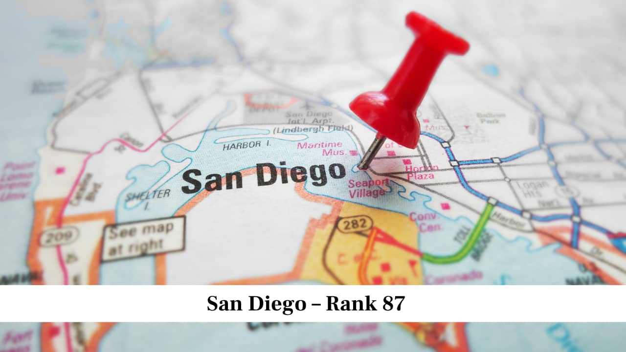 San Diego – Rank 87 San Diego – Rank 87