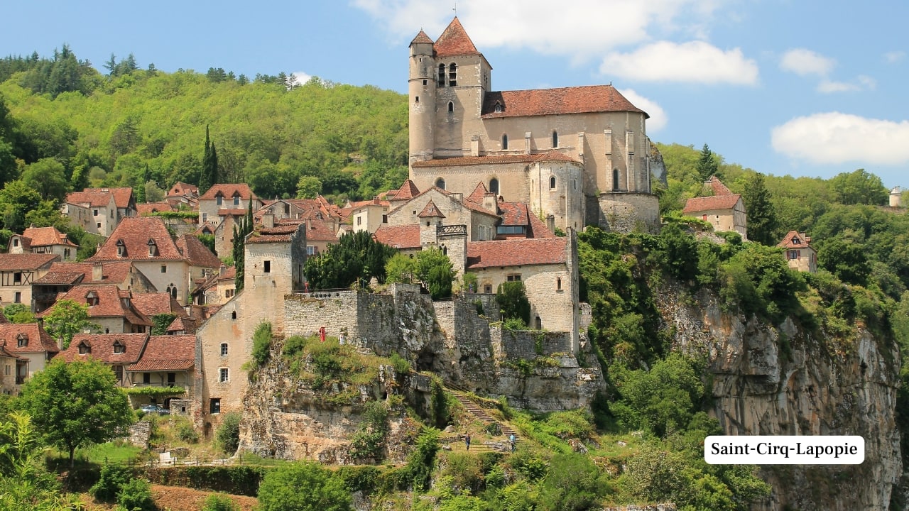 9. Saint-Cirq-Lapopie, Lot Valley Dramatically perched atop cliffs overlooking the Lot River, this village is famed for its Gothic architecture, artistic workshops, and sweeping valley vistas that feel suspended in time. (Image: Canva) 9. Saint-Cirq-Lapopie, Lot Valley Dramatically perched atop cliffs overlooking the Lot River, this village is famed for its Gothic architecture, artistic workshops, and sweeping valley vistas that feel suspended in time. (Image: Canva)