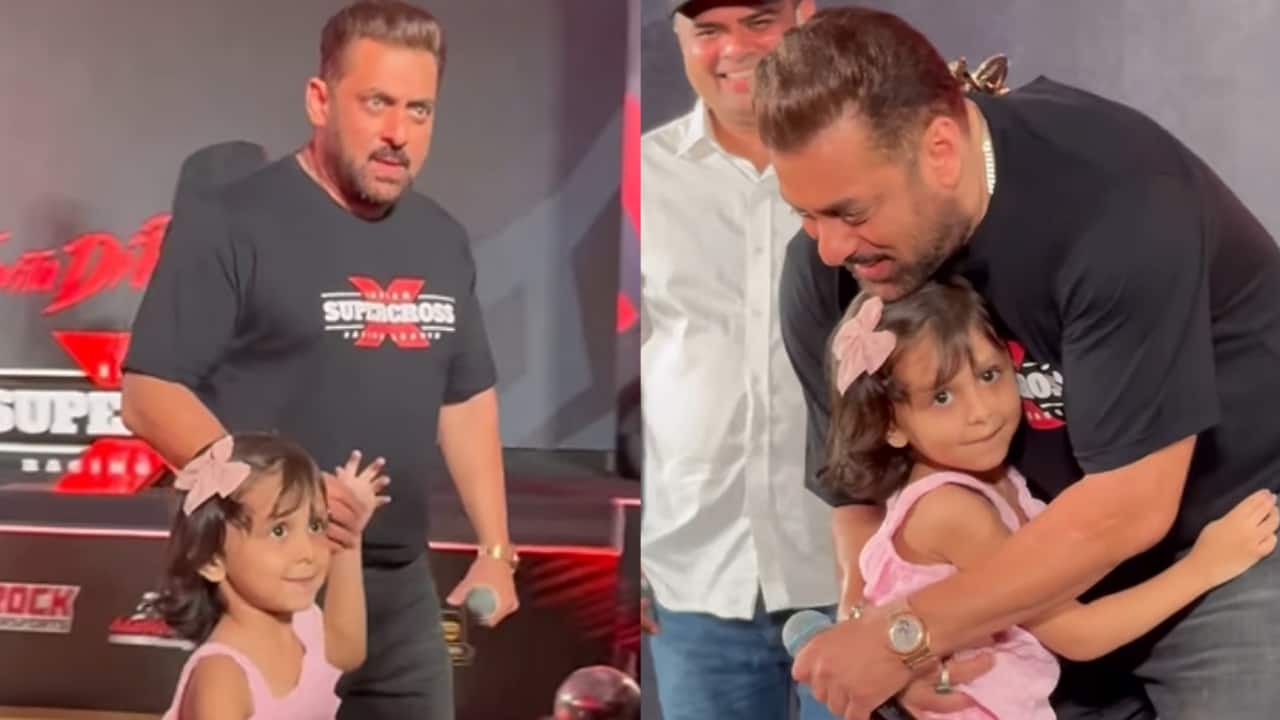 Salman Khan hugs a young fan at an event, wins hearts with sweet gesture, watch video