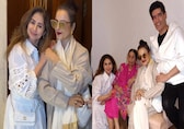 Rekha, Urmila Matondkar make stylish appearance at Manish Malhotra's mom's birthday bash