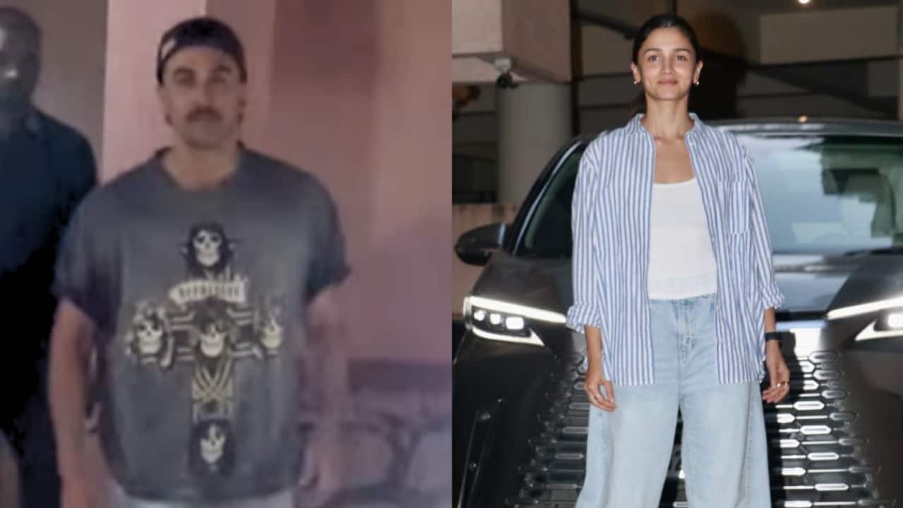 Ranbir Kapoor and Alia Bhatt spotted at Sanjay Leela Bhansali’s office ahead of Love and War
