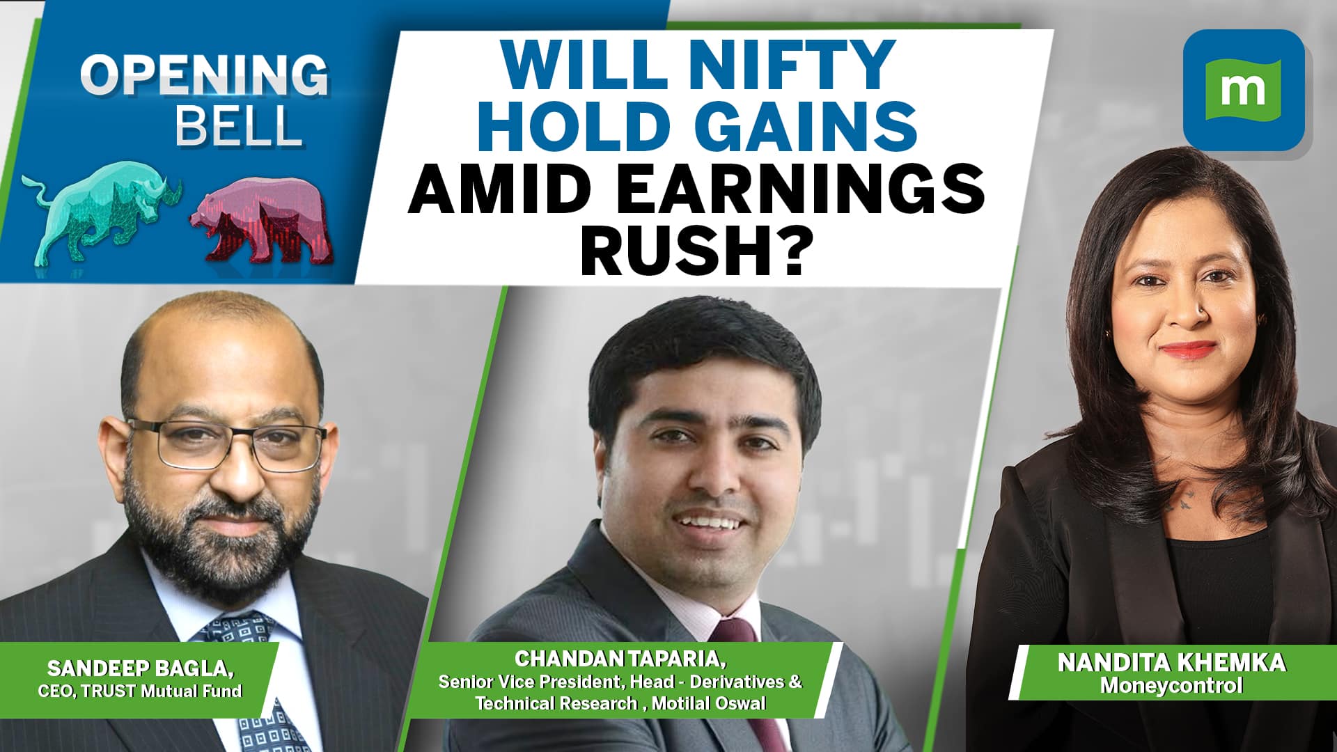 Nifty Eyes Third Day of Gains Amid Flurry Of Earnings; Axis Bank, Wipro Q1 Today| Opening Bell Live