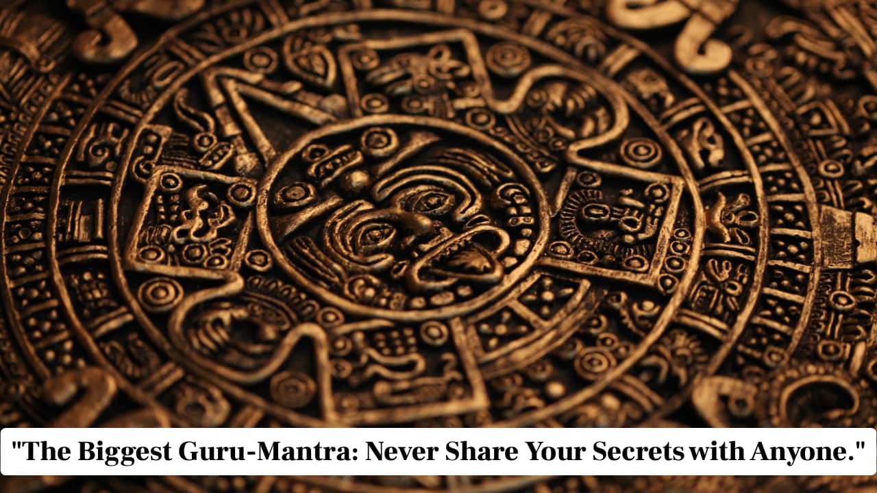 &quot;The Biggest Guru-Mantra: Never Share Your Secrets with Anyone.&quot;